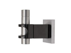 SONOMA FORGE ST-ACC-RH STRAP 2 INCH WALL MOUNT SINGLE ROBE HOOK - SATIN BLACK AND SATIN NICKEL