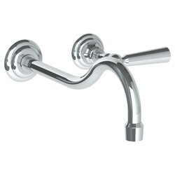 WATERMARK 206-1.2L PARIS TWO HOLES WALL MOUNT BATHROOM FAUCET WITH 10 3/4 INCH SPOUT REACH