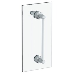 WATERMARK 29-0.1-12SDP TRANSITIONAL 12 INCH GLASS MOUNT SHOWER DOOR PULL WITH KNOB AND HOOK