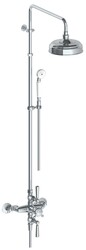 WATERMARK 321-EX8500 STRATFORD 55 3/4 INCH WALL MOUNT EXPOSED THERMOSTATIC SHOWER WITH HAND SHOWER SET