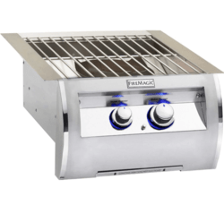 FIRE MAGIC GRILLS 19-5B1-0 ECHELON 19 INCH BUILT-IN POWER BURNER WITH STAINLESS STEEL GRID