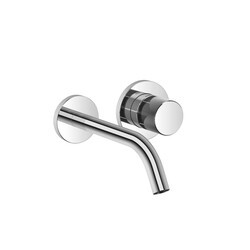 DORNBRACHT 36860664-0010 META PURE 7 1/2 INCH TWO HOLES WALL MOUNT LAVATORY MIXER WITHOUT DRAIN