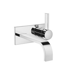 DORNBRACHT 36864782-0010 MEM 8 1/8 INCH TWO HOLES WALL MOUNT LAVATORY MIXER WITH COVER PLATE WITHOUT DRAIN