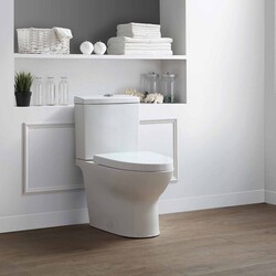 OVE DECORS 15WDP-BEVE00-001OU BEVERLY 2-PIECE WATERSENSE DUAL-FLUSH ELONGATED CHAIR HEIGHT TOILET IN WHITE