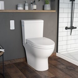 OVE DECORS 15WST-WILM15-WHTOU WILMA TWO-PIECE ELONGATED TOILET IN WHITE - SEAT INCLUDED