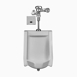 SLOAN 10001332 WEUS1000.1332 SU1009 WALL MOUNT URINAL AND 186 ESS FLUSHOMETER - WHITE