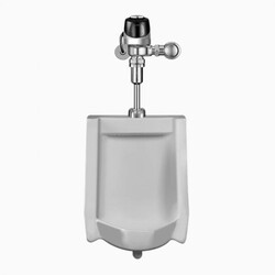 SLOAN 10001411 WEUS1000.1411 SU1009 WALL MOUNT URINAL AND ECOS 186 FLUSHOMETER - WHITE