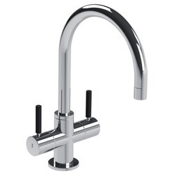 LEFROY BROOKS X1-1041 XO 11 1/8 INCH ZU SINGLE HOLE DECK MOUNT BASIN MIXER WITH LEVER HANDLES