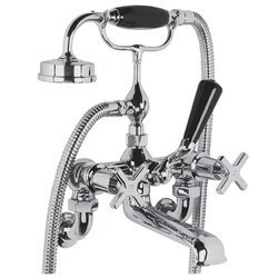 LEFROY BROOKS MH1166 MACKINTOSH 11 3/4 INCH TWO HOLES WALL MOUNT TUB FILLER WITH HANDSHOWER