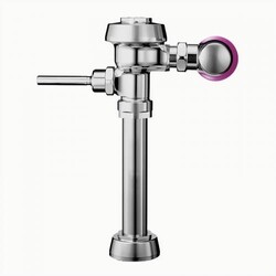 SLOAN 3010082 ROYAL 111-1.28 RW PH 1.28 GPF TOP SPUD SINGLE FLUSH EXPOSED MANUAL SPECIALTY WATER CLOSET RECLAIMED WATER FLUSHOMETER WITH PURPLE HANDLE - POLISHED CHROME