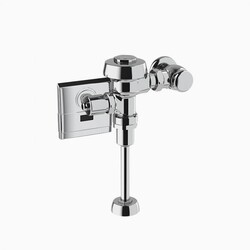 SLOAN 3452619 ROYAL 186-1 ESS XYV L/STOP 1.0 GPF TOP SPUD SINGLE FLUSH EXPOSED SENSOR HARDWIRED URINAL FLUSHOMETER WITH LESS CONTROL STOP AND VACUUM BREAKER - POLISHED CHROME