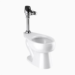 SLOAN 20001201 WETS2000.1201 ST-2009 WATER CLOSET AND SOLIS 8111 FLUSHOMETER