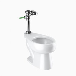 SLOAN 20021002 WETS2002.1002 ST-2009 WATER CLOSET AND WES 111 FLUSHOMETER