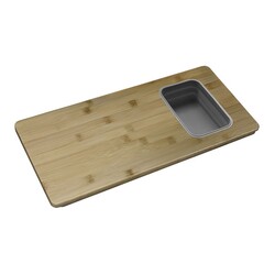 STYLISH A-913 8 1/2 INCH SINK SERVING BOARD WITH 1 CONTAINER