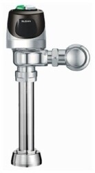 SLOAN 3370400 ECOS 8111 DUAL-FLUSH EXPOSED SENSOR WATER CLOSET FLUSHOMETER, BATTERY, 1.6 OR 1.1 GPF, 1 INCH IPS INLET, 1 1/2 INCH SPUD, 15 TO 80 PSI, POLISHED CHROME