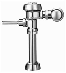 SLOAN 3010020 ROYAL 111 MODIFIED W/F22 1.6 GPF SINGLE FLUSH EXPOSED MANUAL WATER CLOSET FLUSHOMETER, 1 INCH IPS INLET, 1 1/2 INCH SPUD, POLISHED CHROME