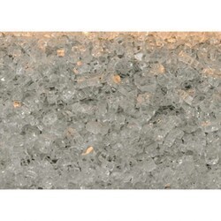 CAROL ROSE DG1CLF CLEAR FROST DECORATIVE CRUSHED GLASS