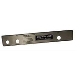 BROILMASTER B101028 CONTROL PANEL LABEL FOR T3 AND R3