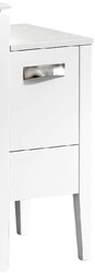 FINE FIXTURES MA12R MANCHESTER 11 3/4 INCH FREESTANDING RIGHT SIDE LINEN CABINET