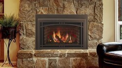 MAJESTIC RUBY25IL RUBY 25 INCH SMALL DIRECT VENT LIQUID PROPANE GAS FIREPLACE INSERT WITH INTELLIFIRE TOUCH IGNITION SYSTEM