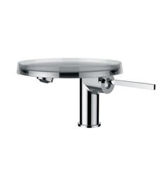 LAUFEN H311331004111U KARTELL 5 3/8 INCH DECK MOUNT SINGLE HOLE BATHROOM SINK FAUCET WITH POP-UP WASTE - CHROME