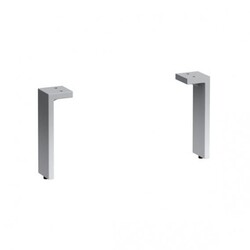 LAUFEN H4076200330041 KARTELL 6 3/4 INCH TWO PIECES ADJUSTABLE FEET - ALUMINUM