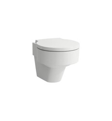 LAUFEN H8202882501 VAL 20 7/8 INCH DUAL FLUSH WALL MOUNT RIMLESS WATER CLOSET BOWL