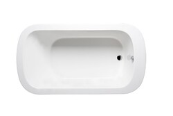 AMERICH AB6632T ABIGAYLE 66 INCH X 32 INCH TWO PIECE FREESTANDING SOAKER BATHTUB WITH INTEGRAL WASTE AND OVERFLOW