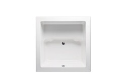 AMERICH BV4848LA5 BEVERLY 48 INCH JAPANESE INSPIRED LUXURY SERIES AND AIRBATH V COMBO BATHTUB WITH BUILD-IN MOLDED SEAT