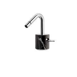 AQUABRASS BLACKMACL24NM MARMO 6 3/4 INCH SINGLE HOLE DECK MOUNT BIDET FAUCET WITH BLACK MARQUINA MARBLE