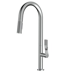 AQUABRASS ABFK6745N GRILL 19 INCH PULL-DOWN DUAL STREAM MODE KITCHEN FAUCET