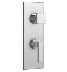AQUABRASS ABSTS8284 B-JOU SQUARE TRIM SET FOR ABSV12123 THERMOSTATIC VALVE 2-WAY SHARED FUNCTIONS