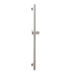 AQUABRASS ABSC12753 31 1/2 INCH SQUARE RAIL WITH ADJUSTABLE SLIDING HOOK