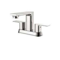 AQUABRASS ABFB15019 MIDTOWN 5 INCH TWO HOLES DECK MOUNT BATHROOM FAUCET