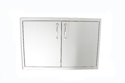 BLAZE BLZ-DRY-STG 32 1/4 INCH STAINLESS STEEL ENCLOSED DRY STORAGE CABINET WITH SHELF