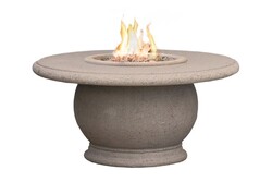 AMERICAN FYRE DESIGNS 610-11-M2C 24 INCH ROUND AMPHORA FIRETABLE WITH CONCRETE TABLE TOP