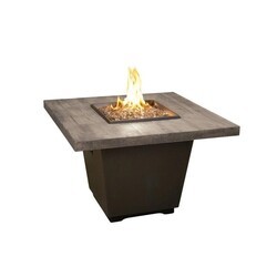 AMERICAN FYRE DESIGNS 640-BA-M2C RECLAIMED WOOD 24 INCH COSMO SQUARE FIRETABLE