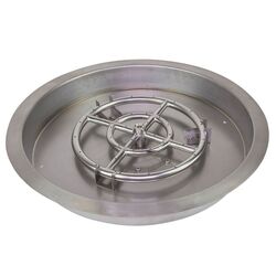 GRAND CANYON DIP-RD ROUND DROP-IN PAN WITH FIRE RING BURNER