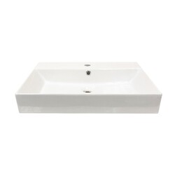 WS BATH COLLECTIONS ENERGY 60 23 5/8 INCH WALL MOUNT OR VESSEL BATHROOM SINK