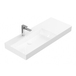 WS BATH COLLECTIONS ENERGY 110 43 1/4 INCH WALL MOUNT OR VESSEL BATHROOM SINK