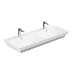 WS BATH COLLECTIONS LUXURY 120 LUXURY 47 INCH CERAMIC WALL MOUNT OR DROP-IN BATHROOM SINK