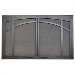 SUPERIOR ASD3224-TI TEXTURED IRON ARCHED SCREEN DOOR FOR 32 INCH VENT-FREE FIREBOX