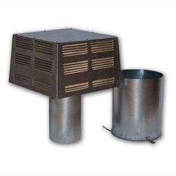 SUPERIOR ET-8HT HI-TEMP PYRAMID TERMINATION WITH SLIP SECTION FOR 8 INCH WOOD-BURNING CHIMNEY