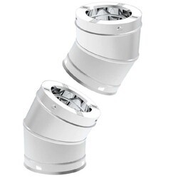 SUPERIOR 6SPE30-2 30 DEGREE STAINLESS STEEL ELBOWS - 2 PACK