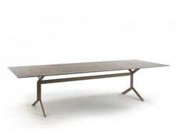 ROBERTI 4222H KEY WEST 118 INCH RECTANGULAR DINING TABLE WITH HPL TOP - CIPRIA