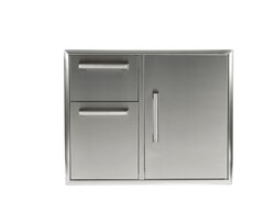 COYOTE CCD-2DC31 30 INCH TWO DRAWER CABINET AND SINGLE ACCESS DOOR