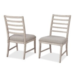 PANAMA JACK 139-632S GRAPHITE 24 3/8 INCH DINING SIDE CHAIR - SET OF 2