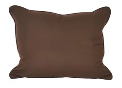 INSPIRED VISIONS 1017-02251600 16 INCH CANVAS BAY BROWN FABRIC PILLOW