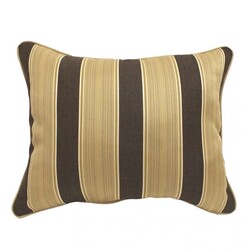INSPIRED VISIONS 1017-02252300 16 INCH DAVIDSON WALNUT FABRIC PILLOW