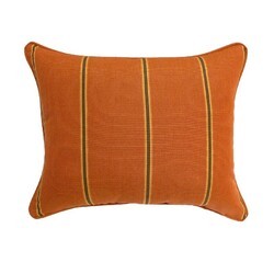 INSPIRED VISIONS 1017-02253200 16 INCH BRISTOL PAPRIKA FABRIC PILLOW